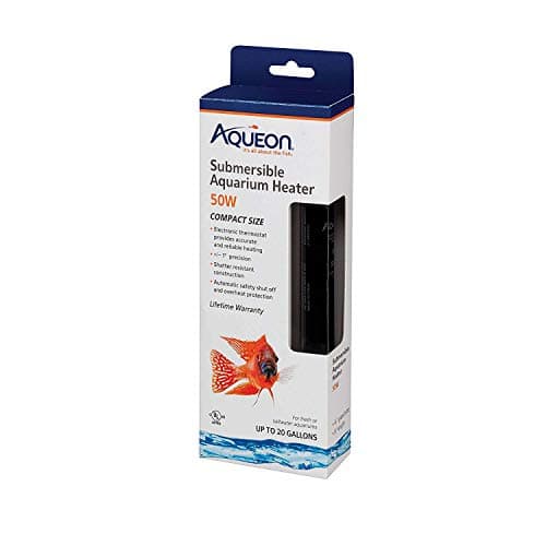 Aqueon Submersible Aquarium Heater, 50 W
