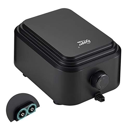 hygger Quiet Adjustable Air Pump (10W, up to 600 gallons)