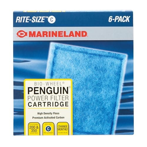 Marineland Penguin Rite-Size C Filter Cartridge, 6 Count